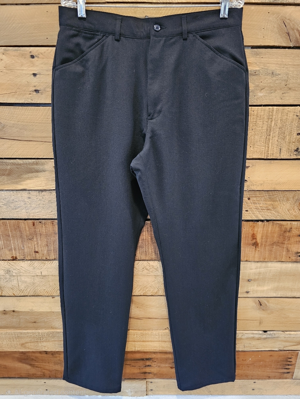 Vintage '90's Men's NEXT Black Dress Pants UK Size 34L Please See Measurements